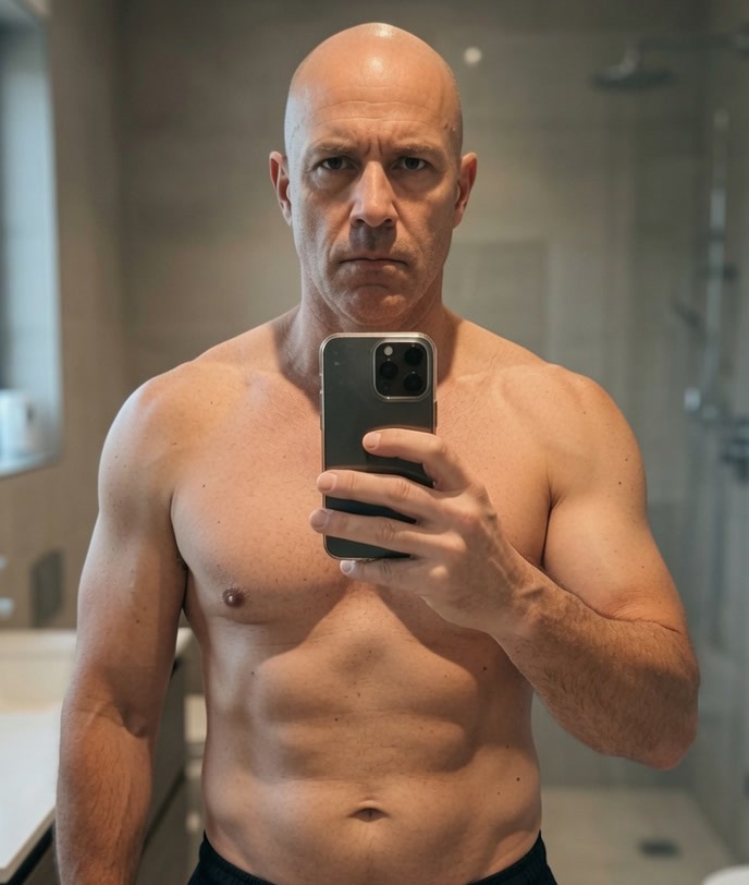 Grok's generated image of Marc after 34 days